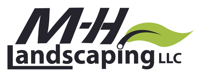 MH Landscaping LLC logo on a transparent background